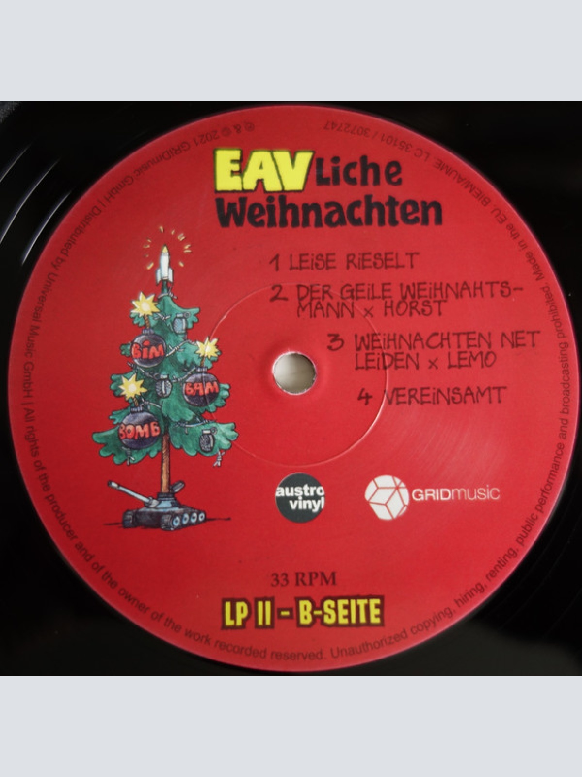 Vinyl / Erste Allgemeine Verunsicherung* - EAVliche Weihnachten – Ihr Sünderlein Kommet…