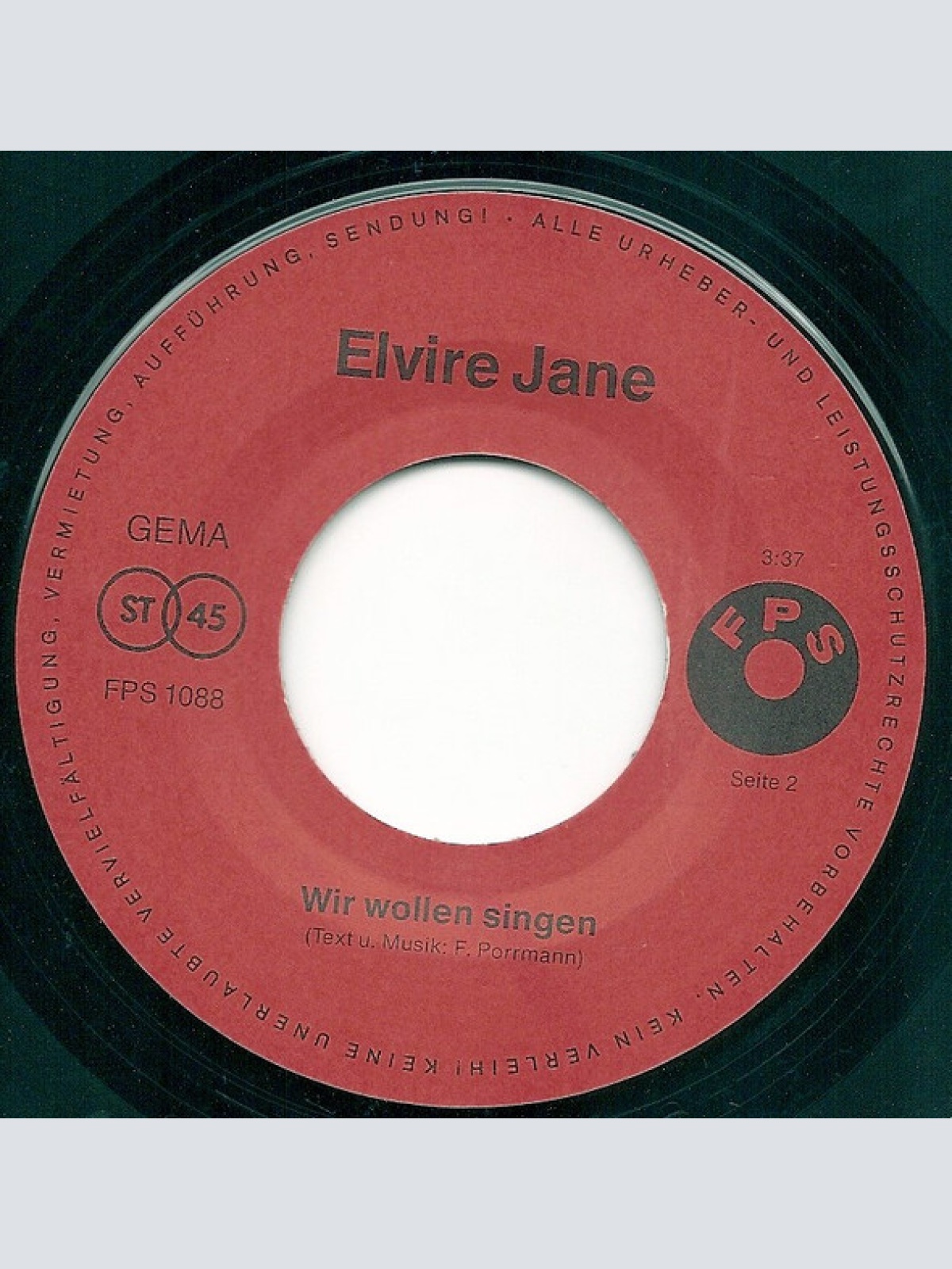 Vinyl / Jane Elvire - Wir Wollen Singen