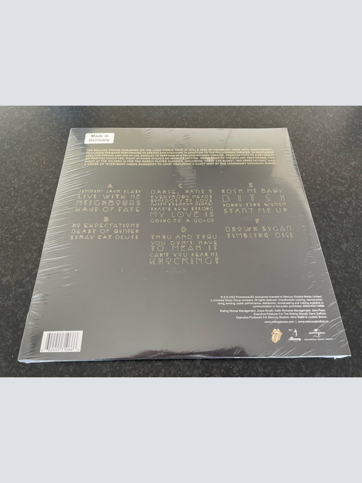 Vinyl / The Rolling Stones - Live At The Wiltern