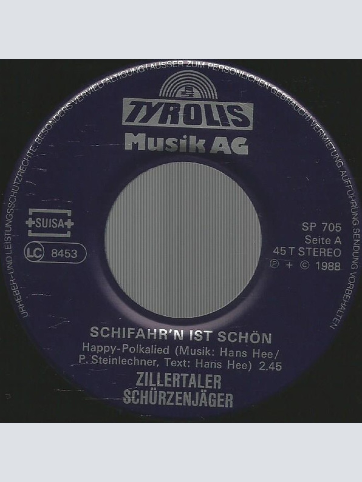 Vinyl / Zillertaler Schürzenjäger - Schifahr'n Ist Schön