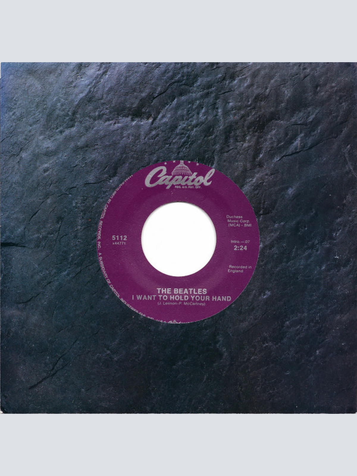 Vinyl / The Beatles - I Want To Hold Your Hand