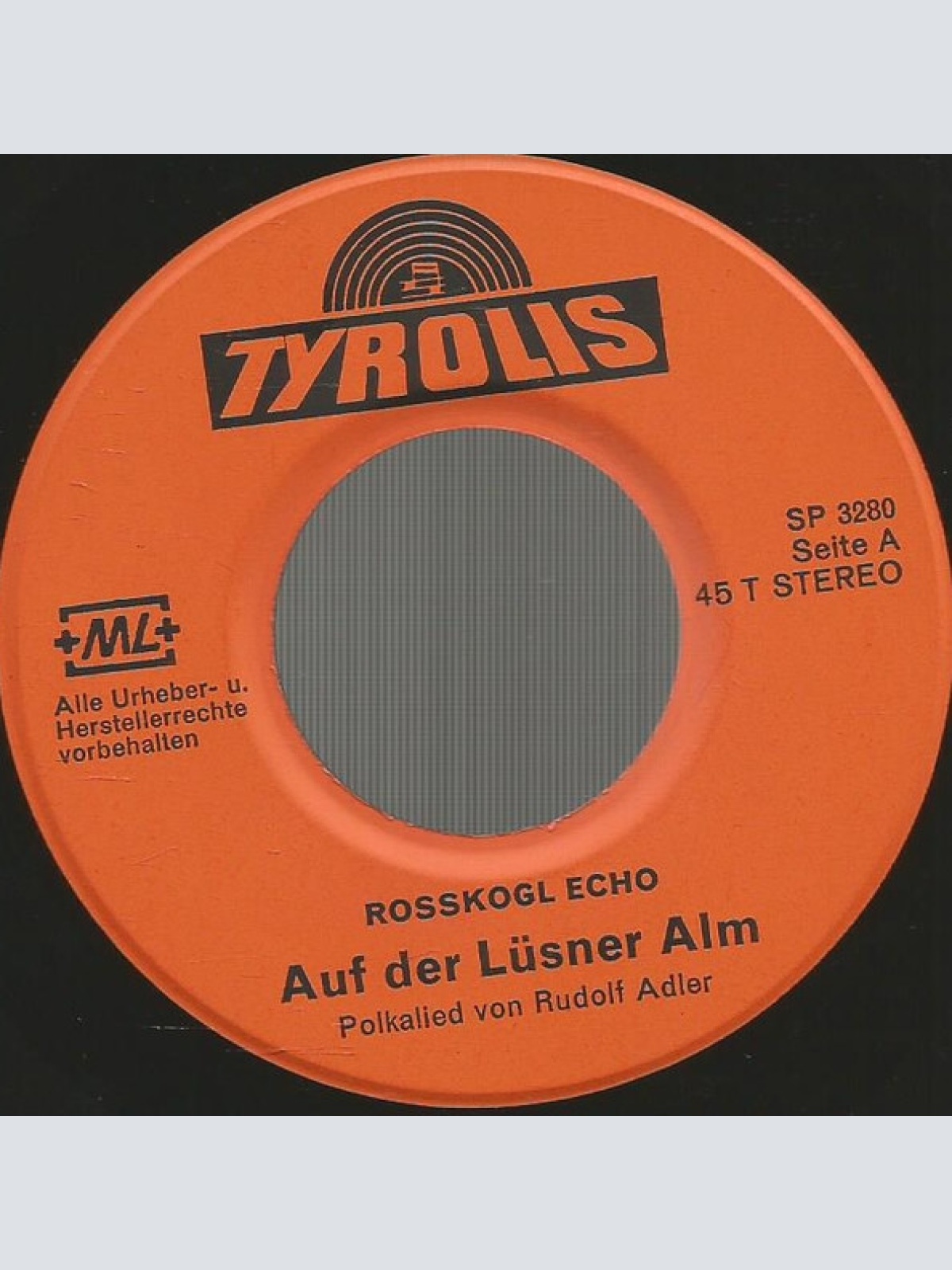 Vinyl / Rosskogl Echo - Auf Der Lüsner Alm