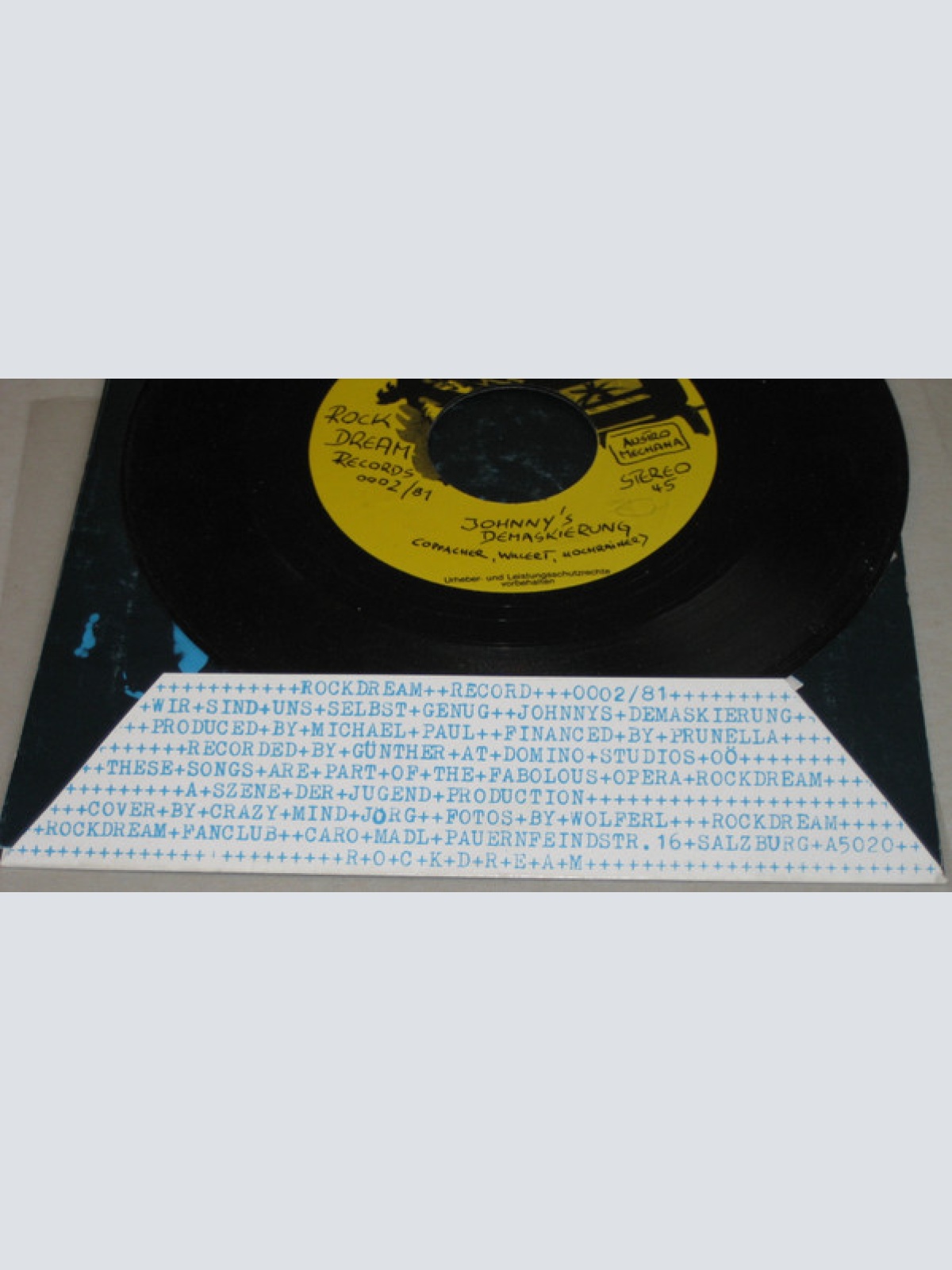 Vinyl / Rockdream - Wir Sind Uns Selbst Genug / Johnnys Demaskierung