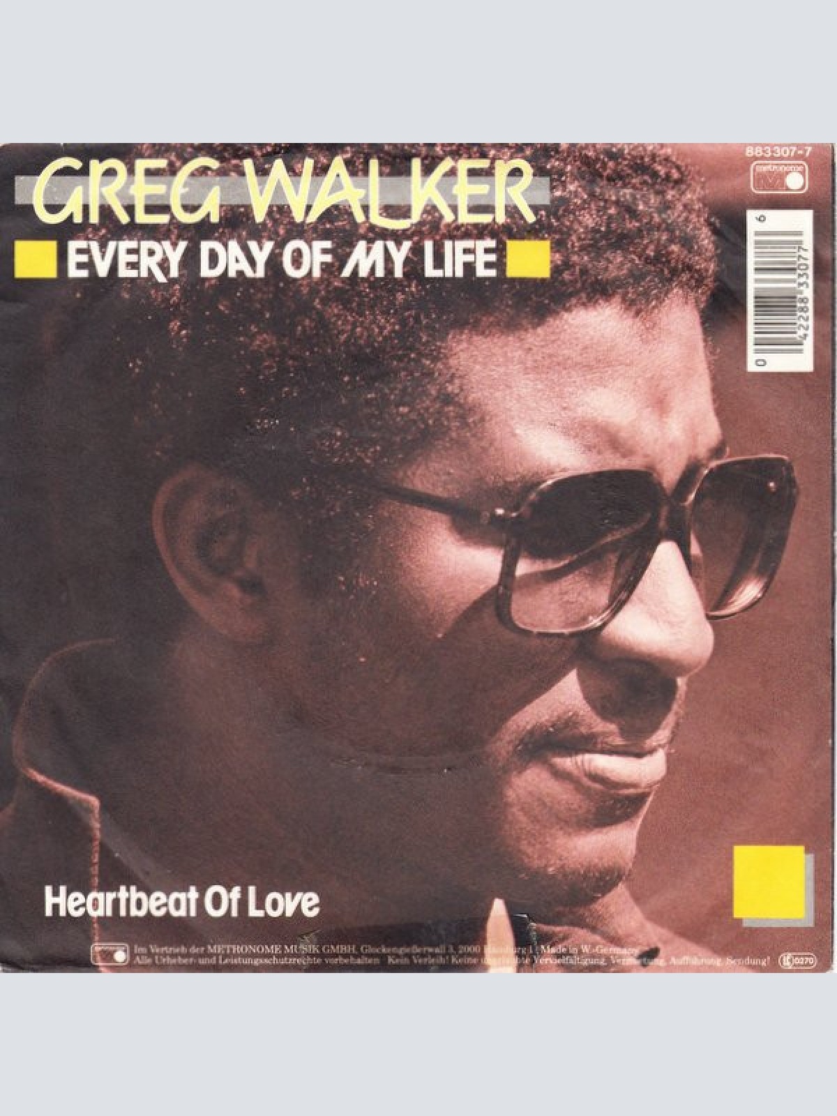 Vinyl / Greg Walker - Every Day Of My Life