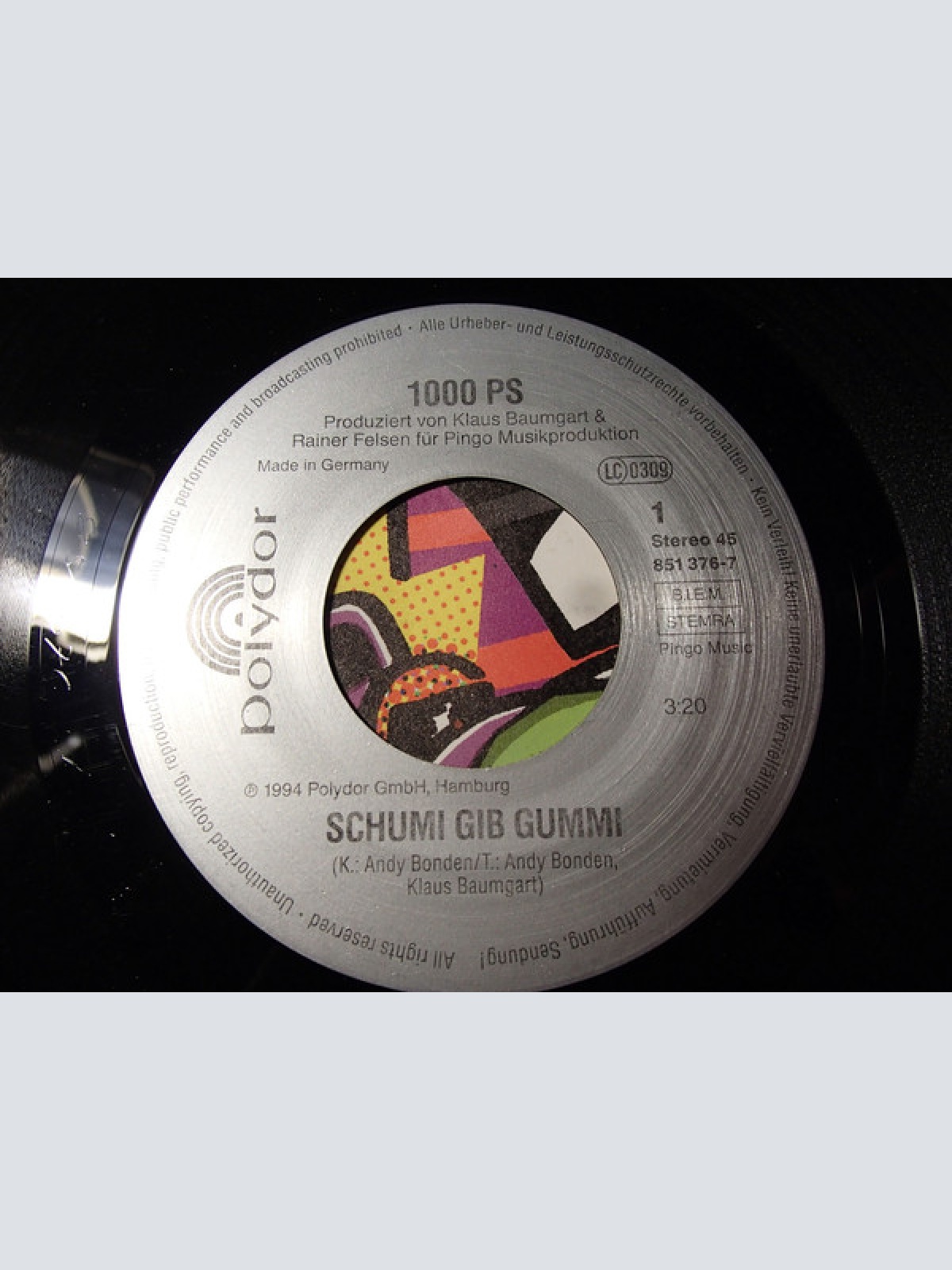 Vinyl / 1000 PS - Schumi Gib Gummi