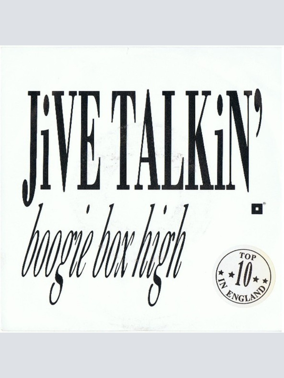 Vinyl / Boogie Box High - Jive Talkin'