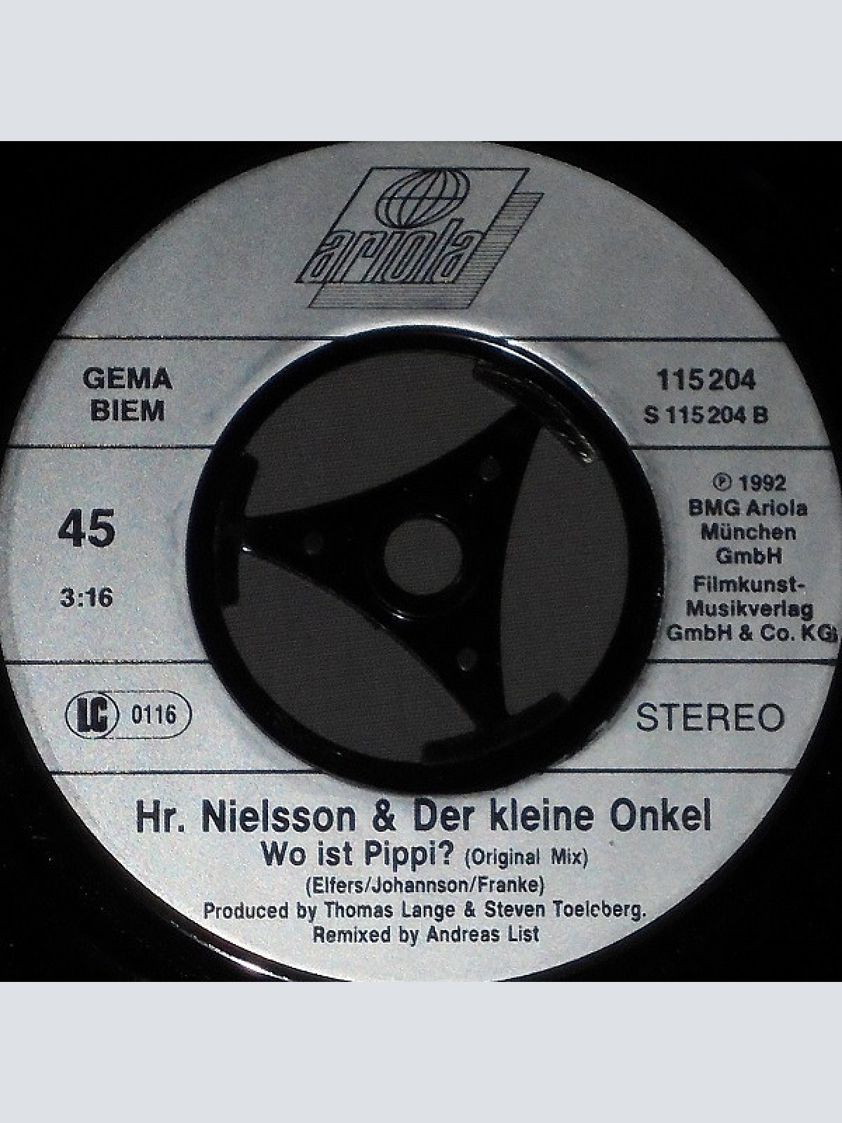 Vinyl / Hr. Nielsson & Der Kleine Onkel - Wo Ist Pippi?