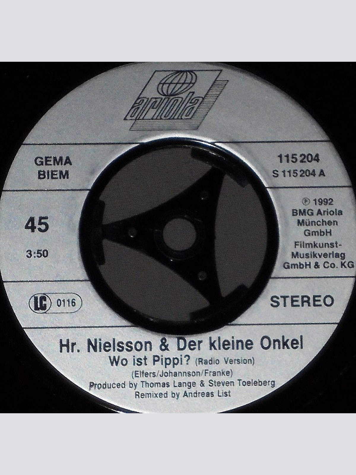 Vinyl / Hr. Nielsson & Der Kleine Onkel - Wo Ist Pippi?