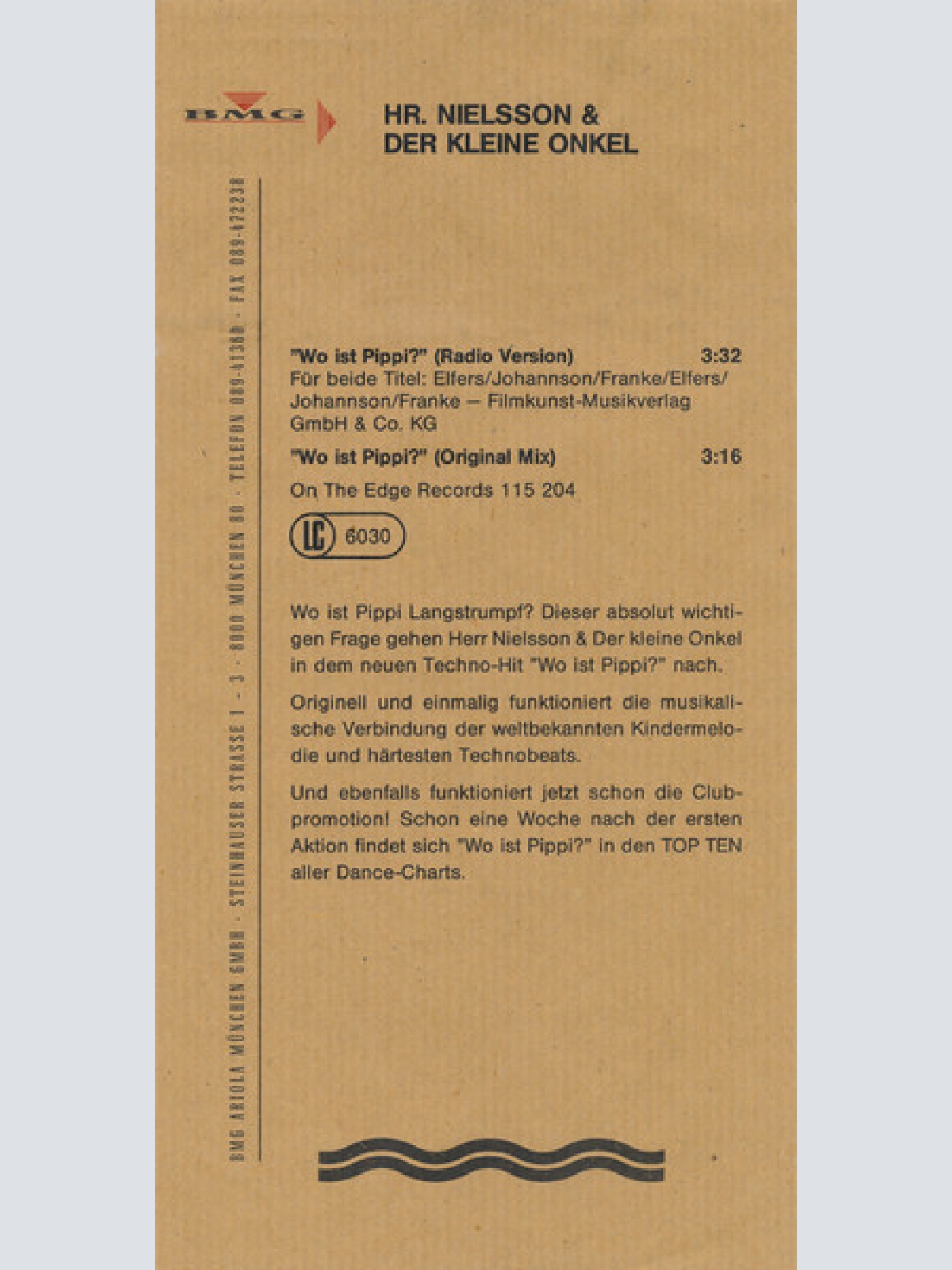 Vinyl / Hr. Nielsson & Der Kleine Onkel - Wo Ist Pippi?