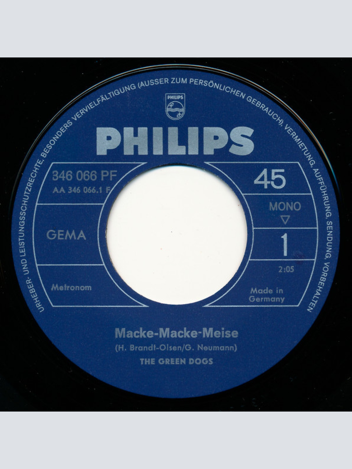 Vinyl / The Green Dogs - Macke Macke Meise