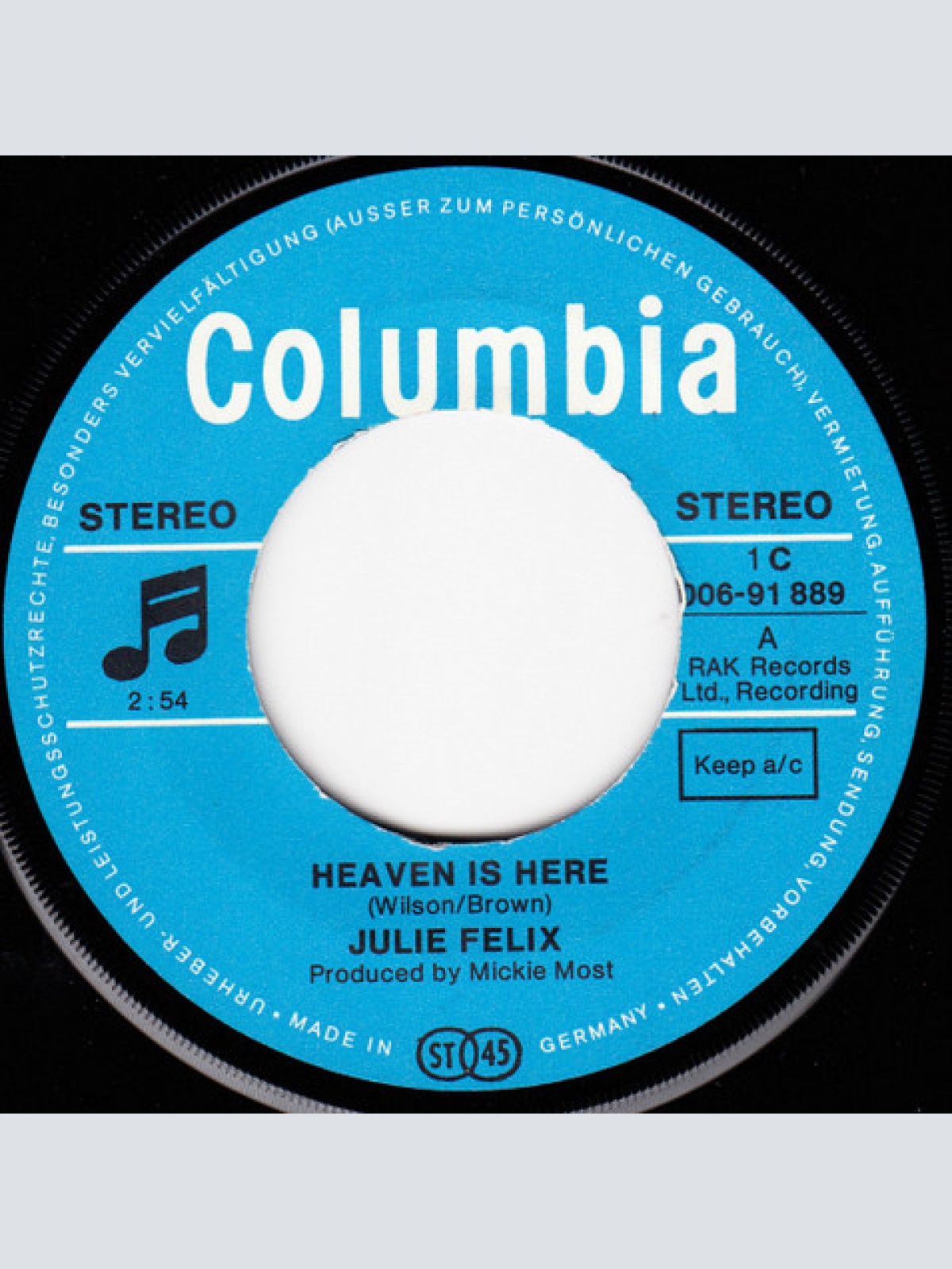 Vinyl / Julie Felix - Heaven Is Here