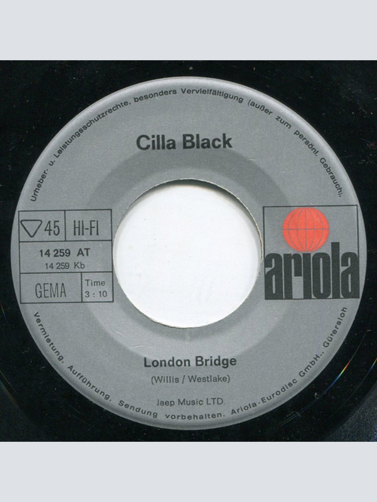 Vinyl / Cilla Black - Surround Yourself With Sorrow