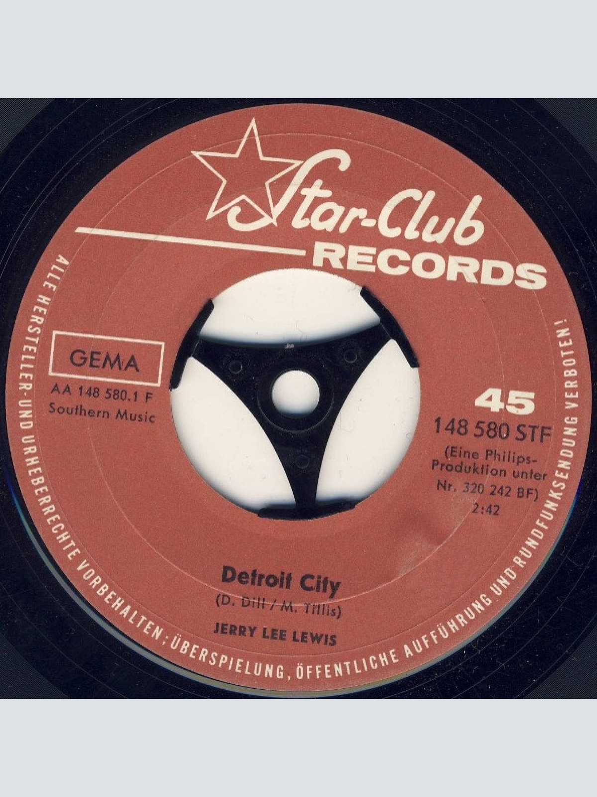 Vinyl / Jerry Lee Lewis - Detroit City