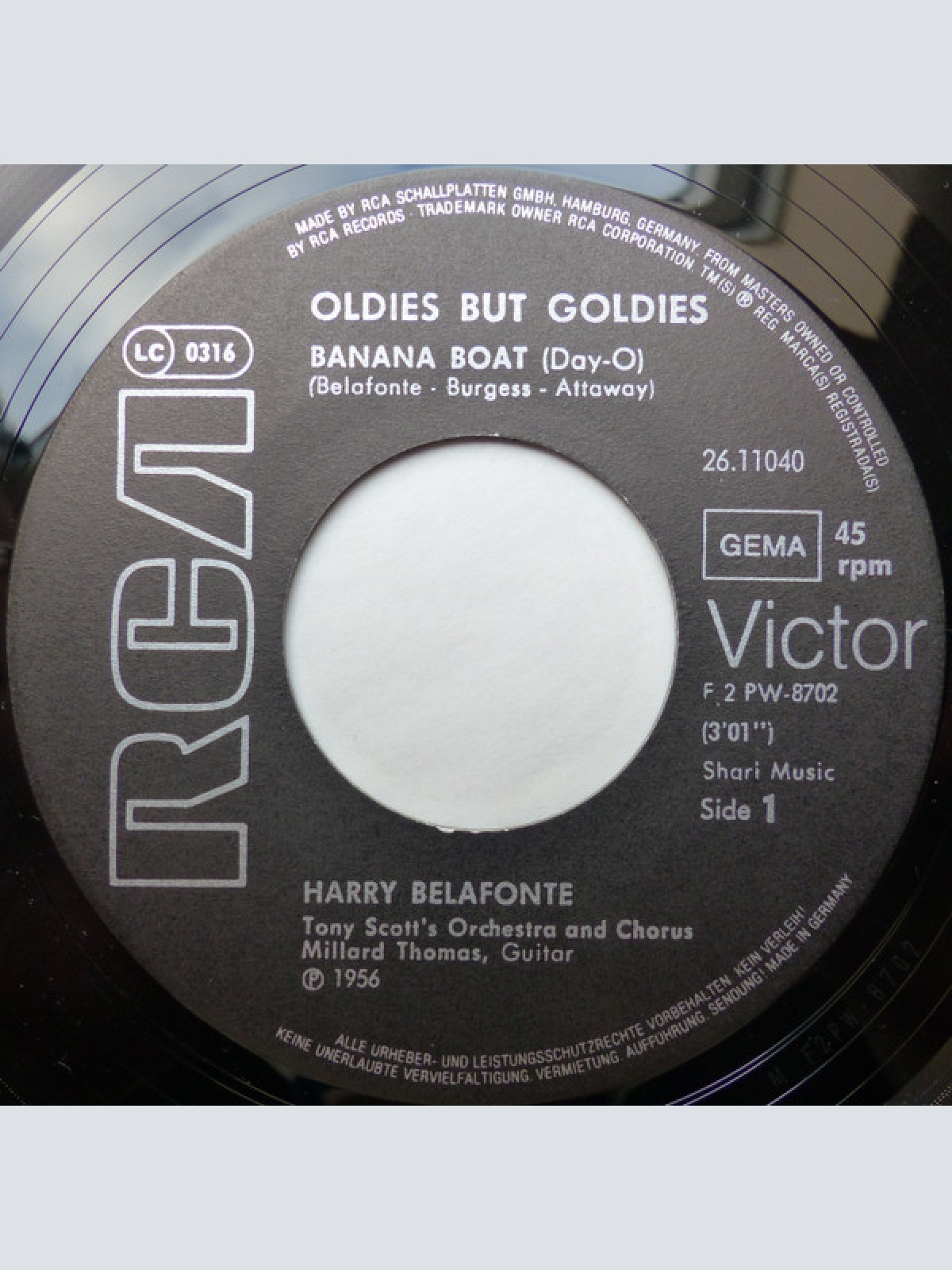 Vinyl / Harry Belafonte - Banana Boat Song