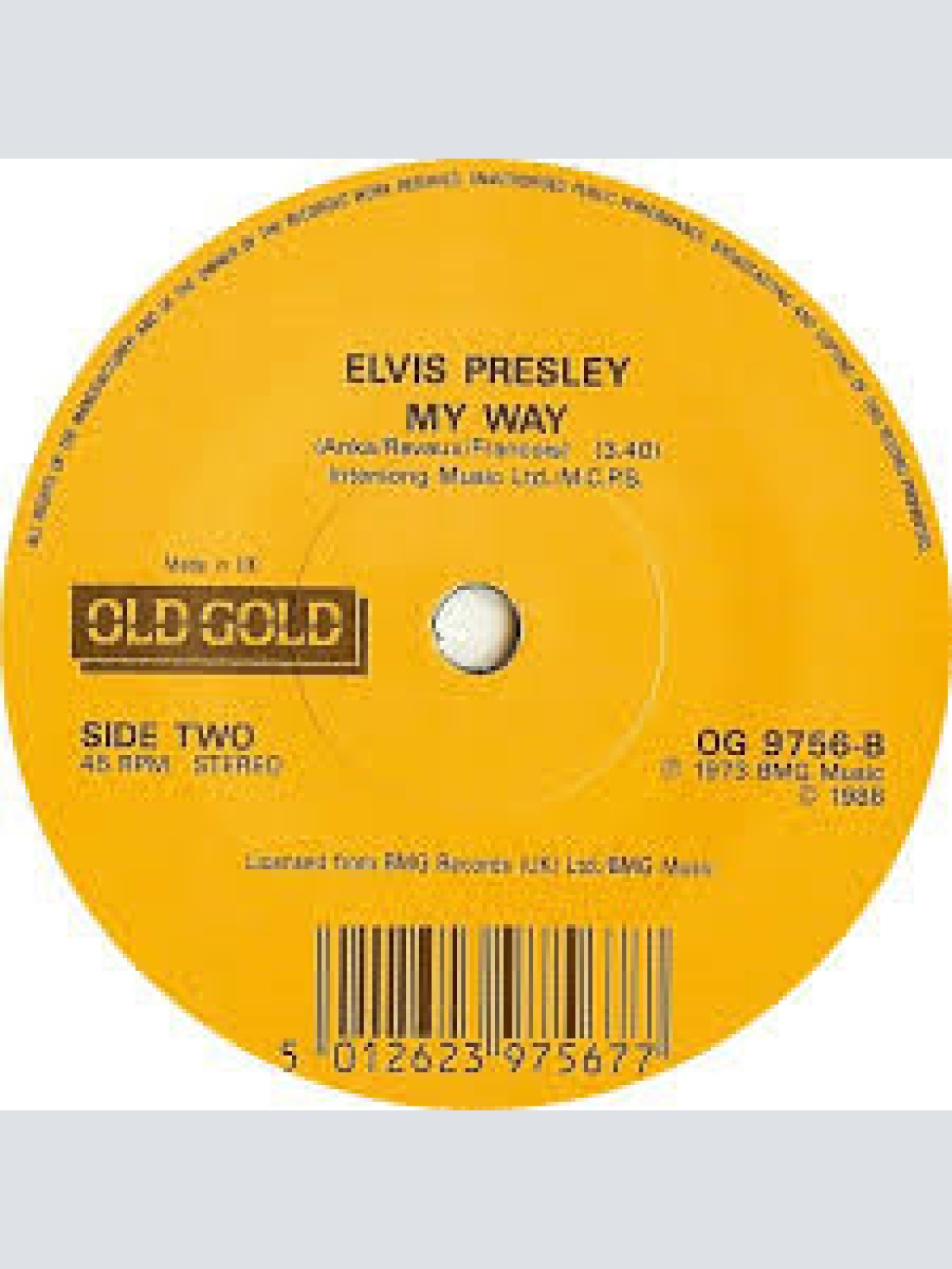 Vinyl / Elvis Presley - My Boy / My Way