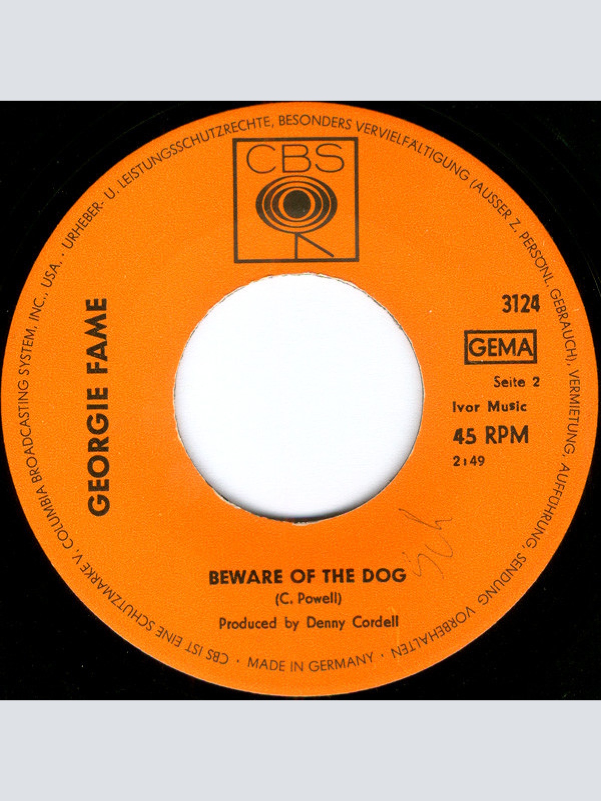 Vinyl / Georgie Fame - The Ballad Of Bonnie And Clyde