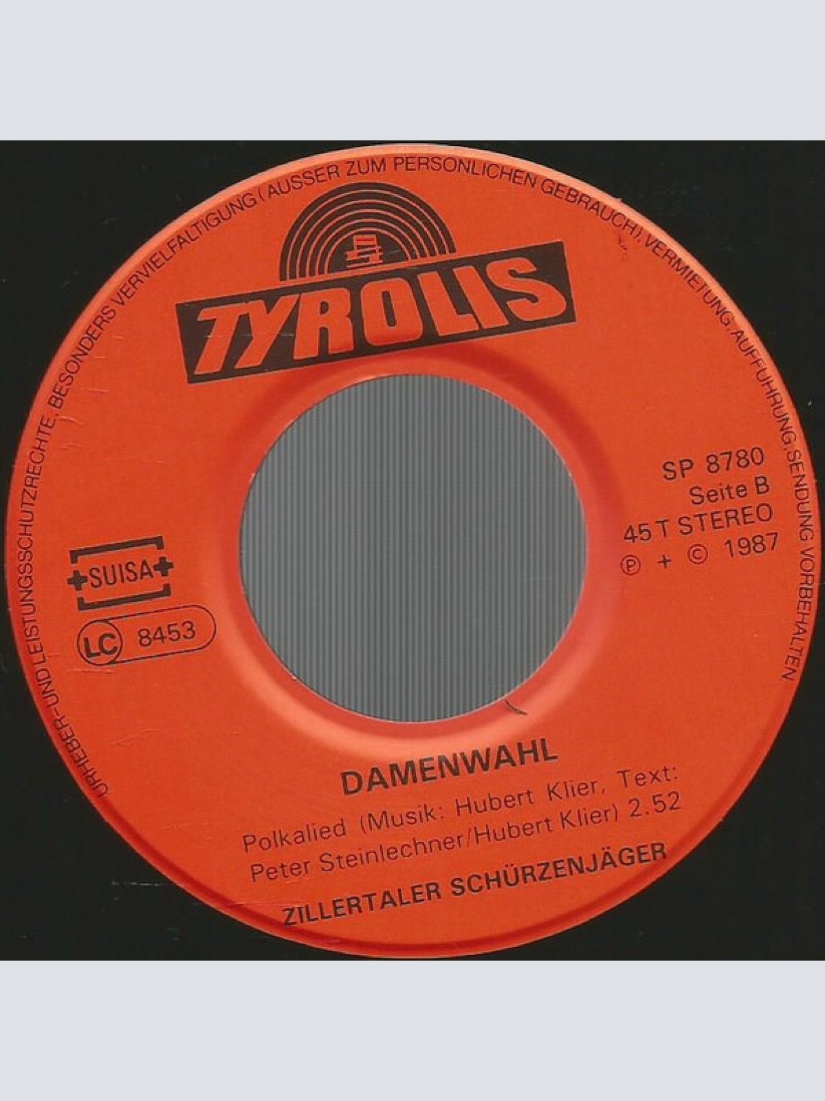 Vinyl / Zillertaler Schürzenjäger - Zillertaler Hochzeitsmarsch (Tramplan)