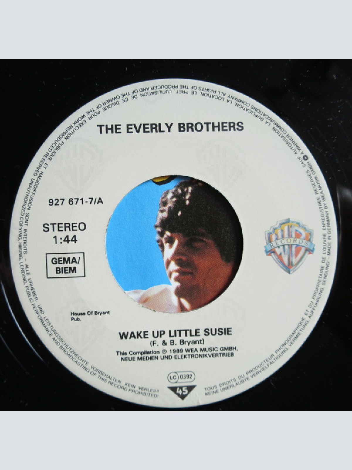 Vinyl / Everly Brothers - Wake Up, Little Susie / The Price Of Love