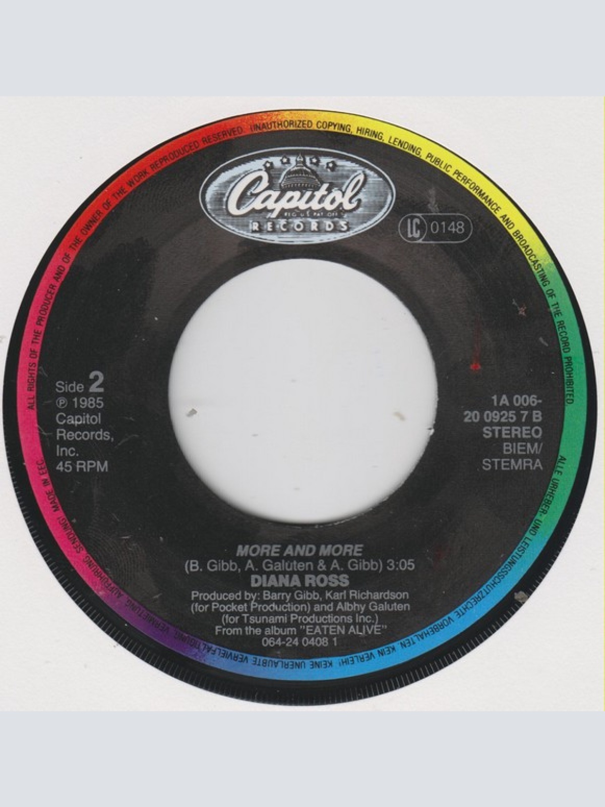 Vinyl / Diana Ross - Chain Reaction