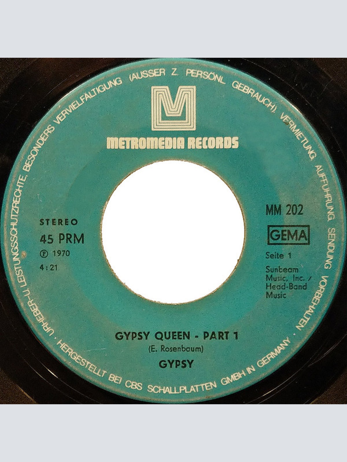 Vinyl / Gypsy (15) - Gypsy Queen - Part 1 / Gypsy Queen - Part 2