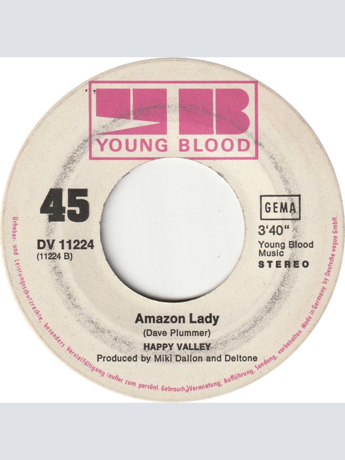 Vinyl / Happy Valley (2) - I'm A Bum