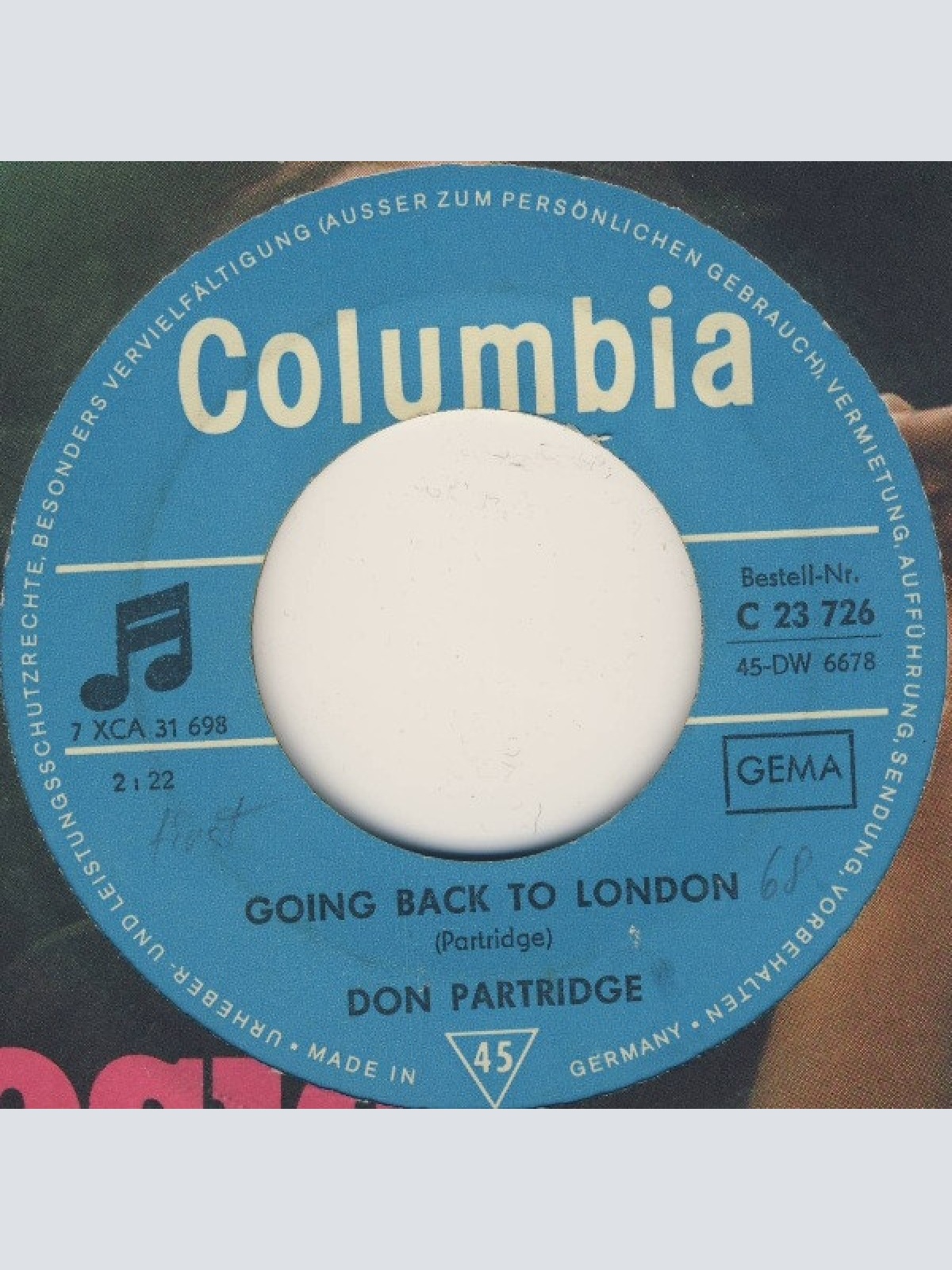 Vinyl / Don Partridge - Rosie