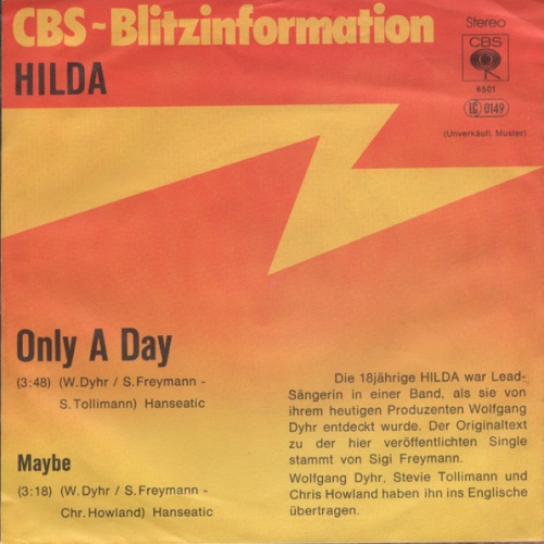 Vinyl / Hilda (6) - Only A Day