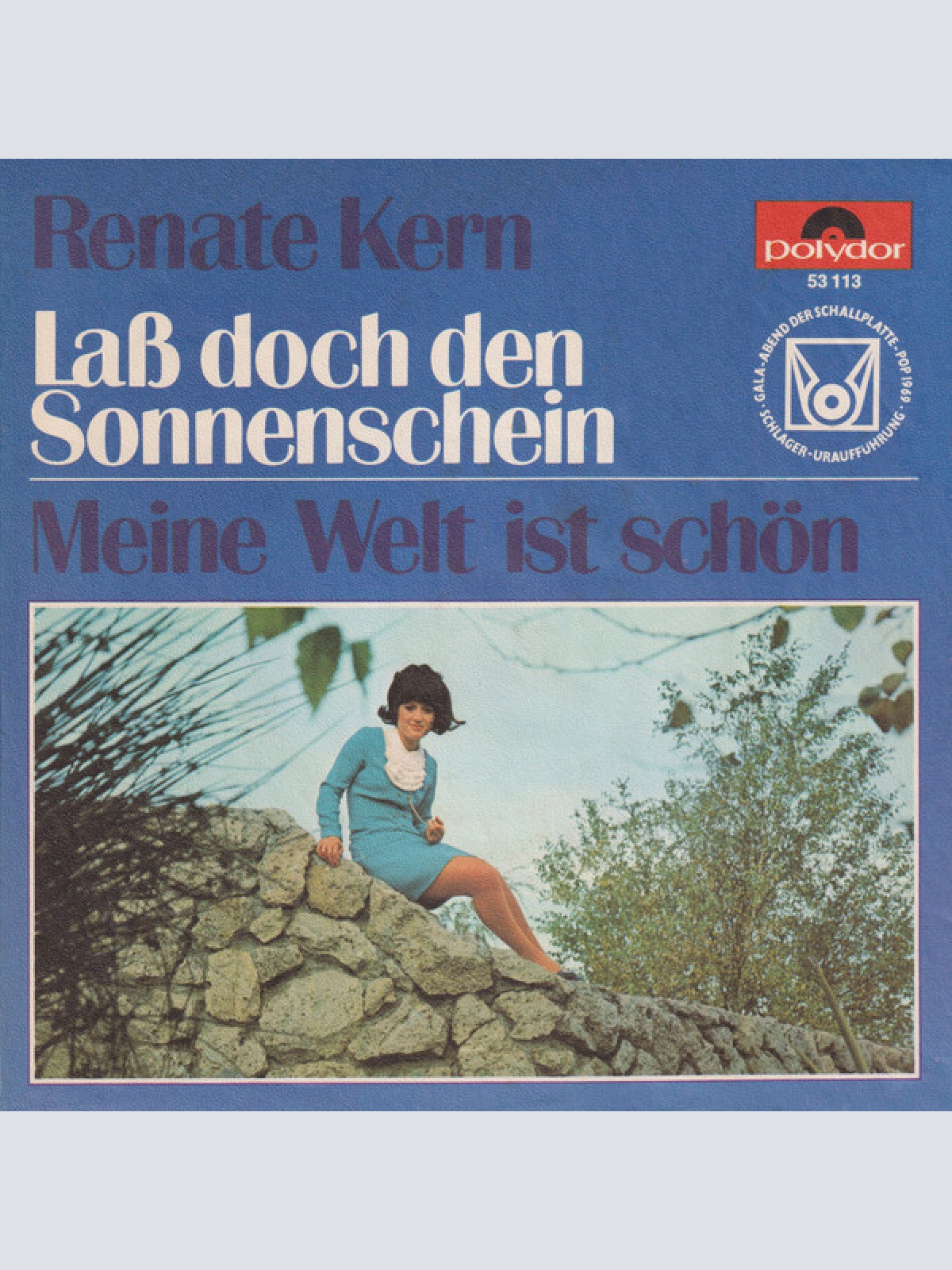 Vinyl / Renate Kern - Laß Doch Den Sonnenschein / Meine Welt Ist Schön