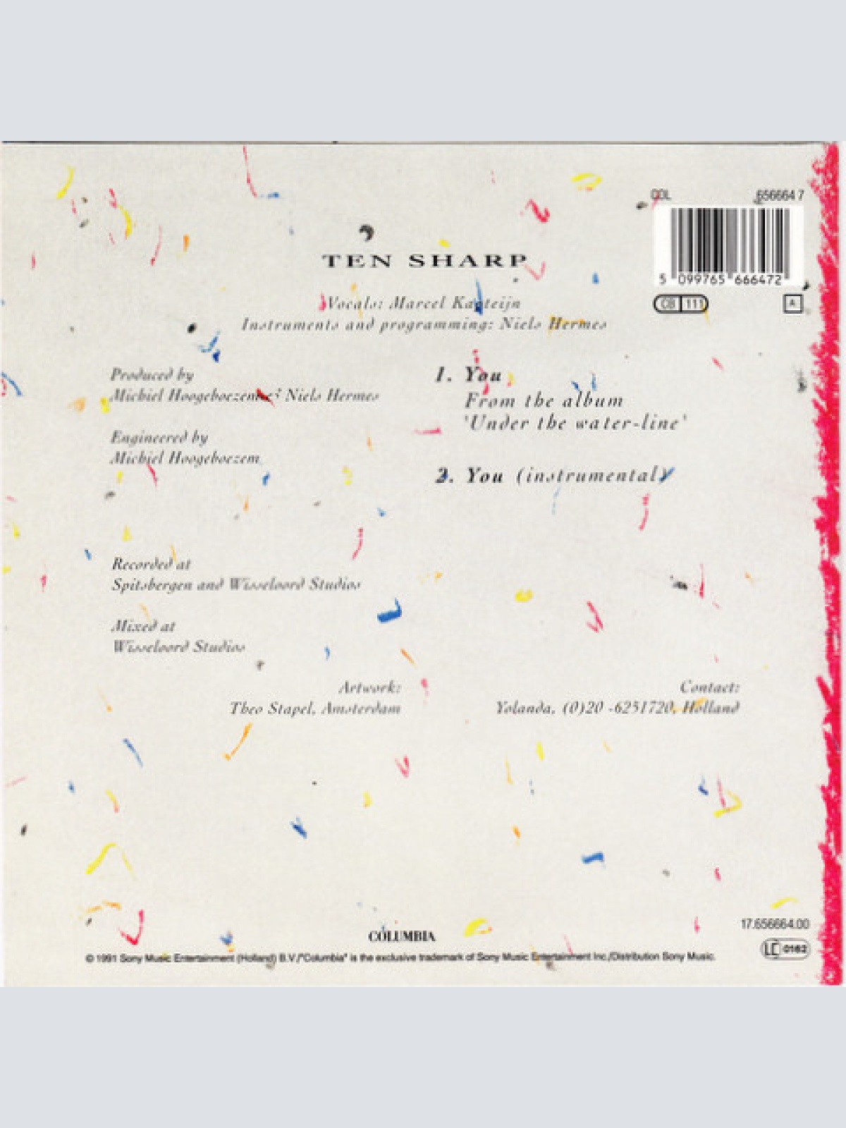 Vinyl / Ten Sharp - You