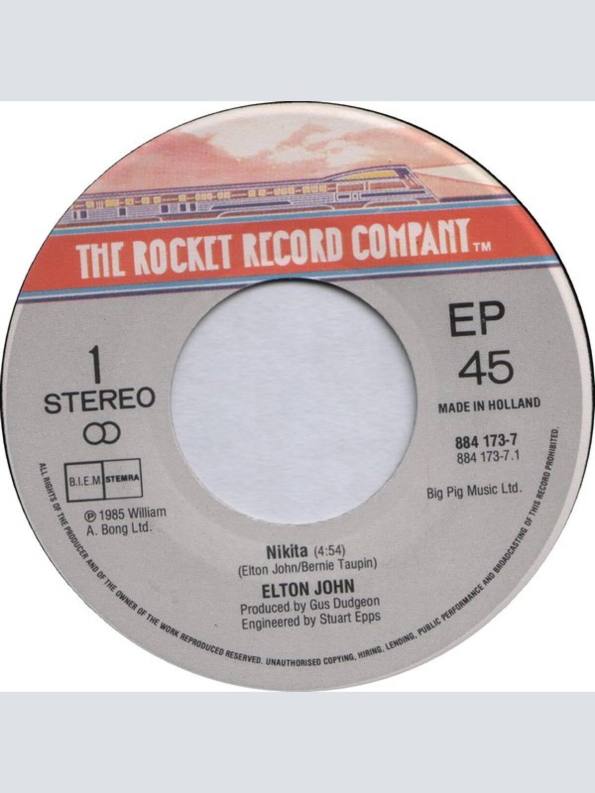 Vinyl / Elton John - Nikita