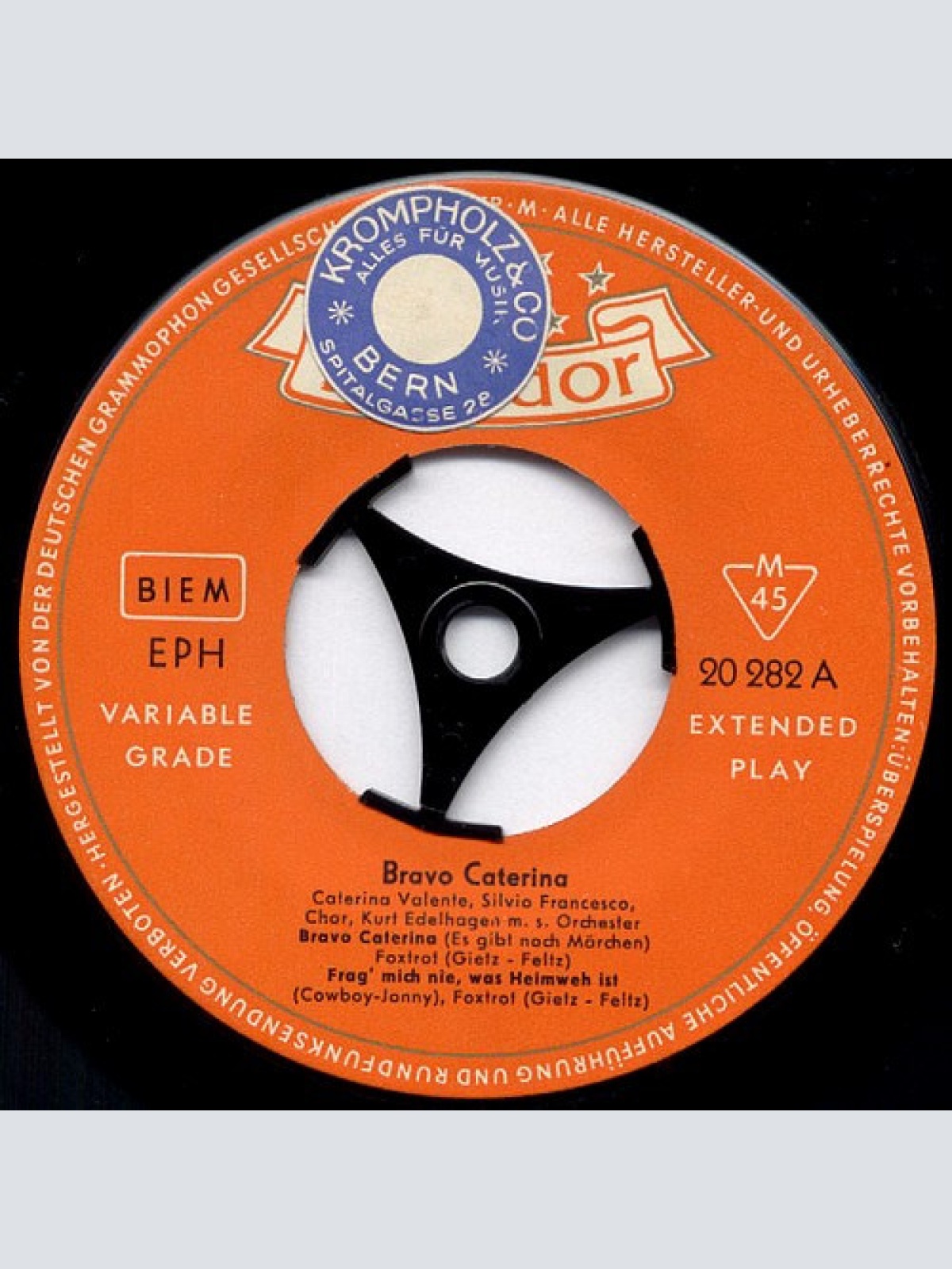 Vinyl / Caterina Valente • Silvio Francesco • Kurt Edelhagen Und Sein Orchester* - Bravo Caterina