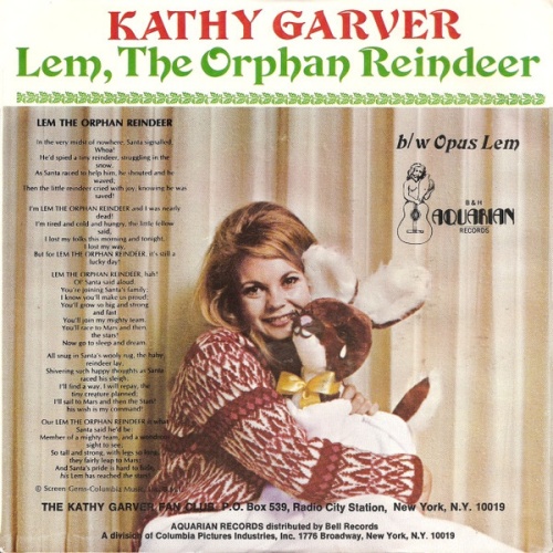 Vinyl / Kathy Garver - Lem, The Orphan Reindeer