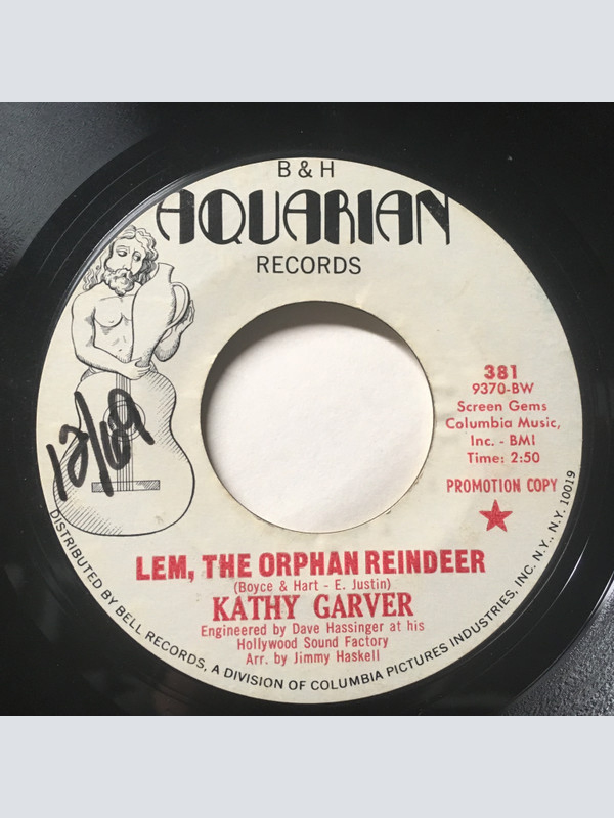 Vinyl / Kathy Garver - Lem, The Orphan Reindeer