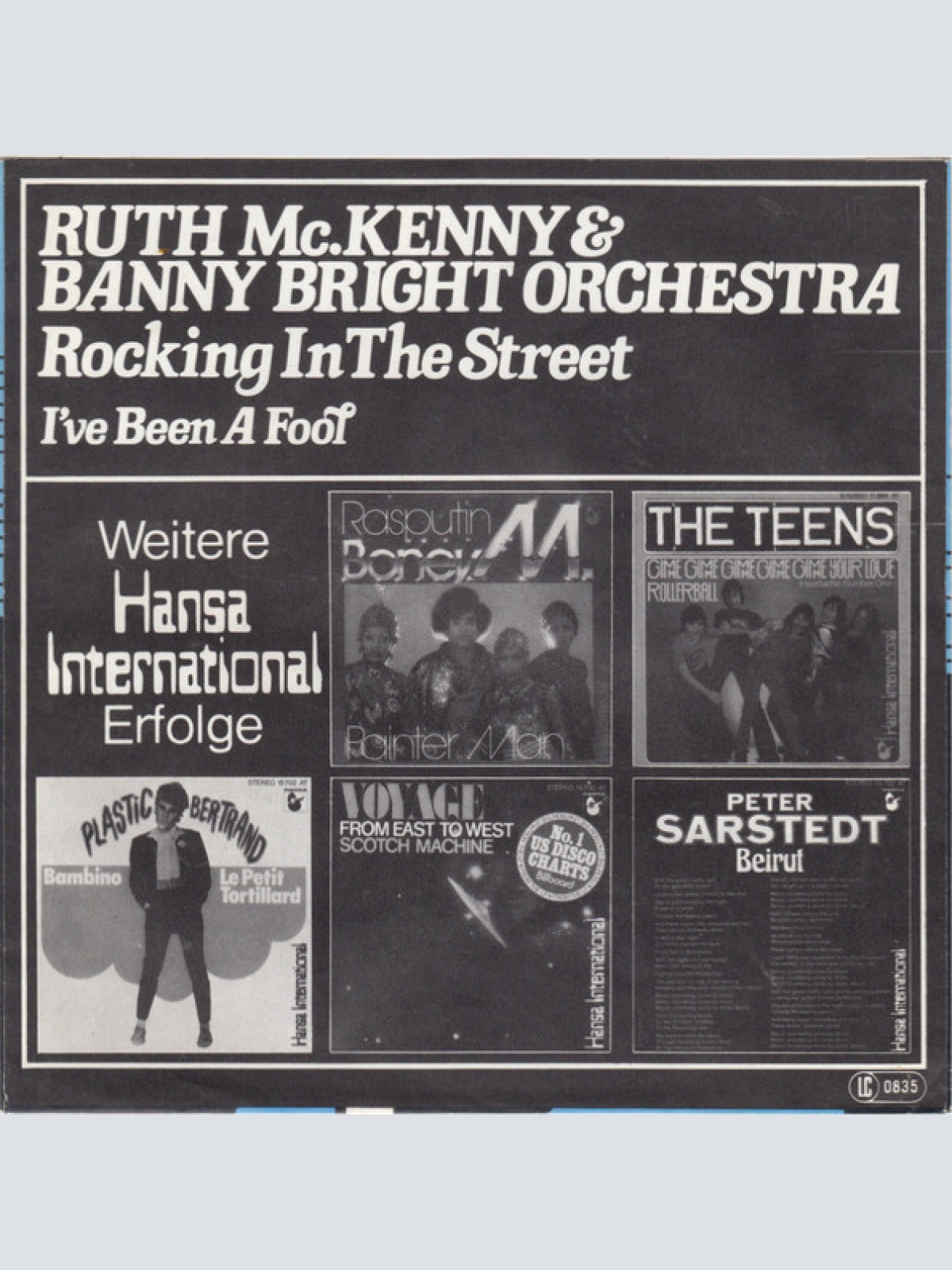 Vinyl / Ruth Mc.Kenny* & Banny Bright Orchestra - Rocking In The Street