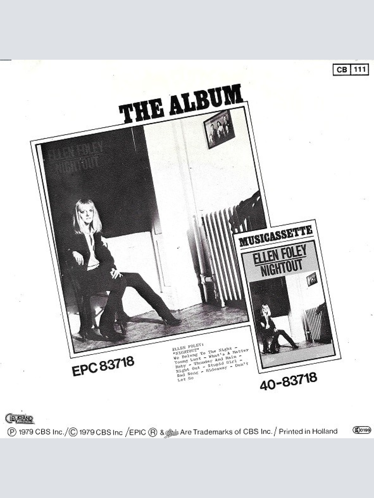 Vinyl / Ellen Foley - What's A Matter Baby