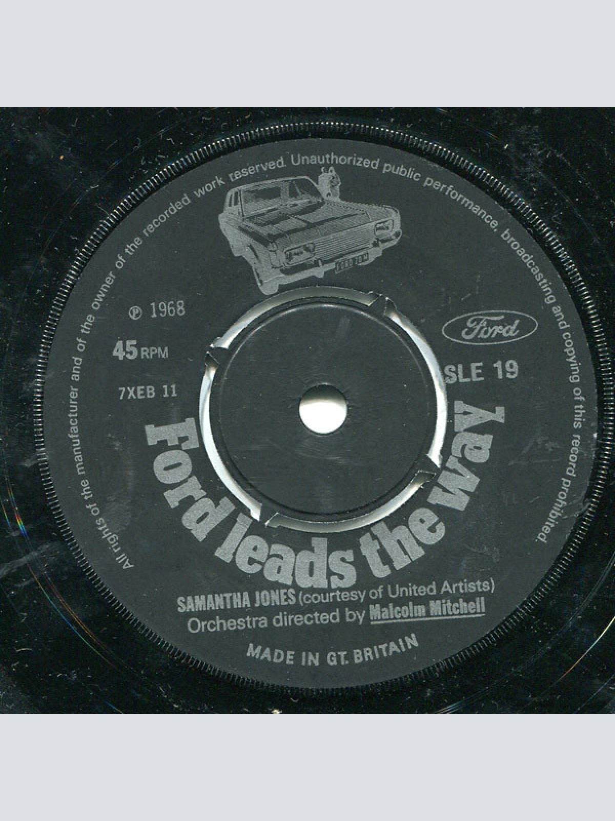 Vinyl / Samantha Jones - Ford Leads The Way / Go Ahead