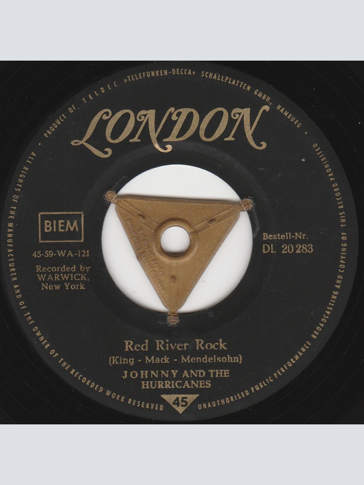 Vinyl / Johnny And The Hurricanes - Red River Rock / Buckeye