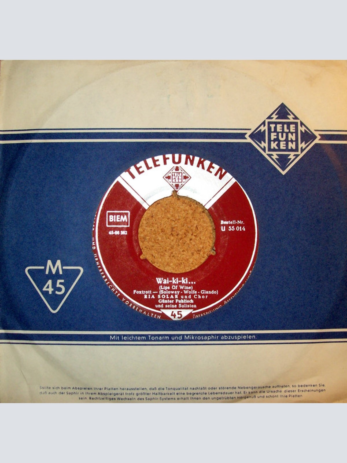 Vinyl / Ria Solar - Wai-ki-ki ...