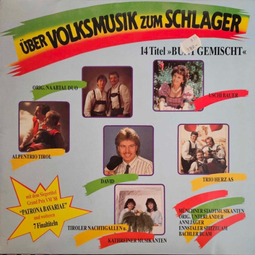 Vinyl / Various - Über Volksmusik Zum Schlager