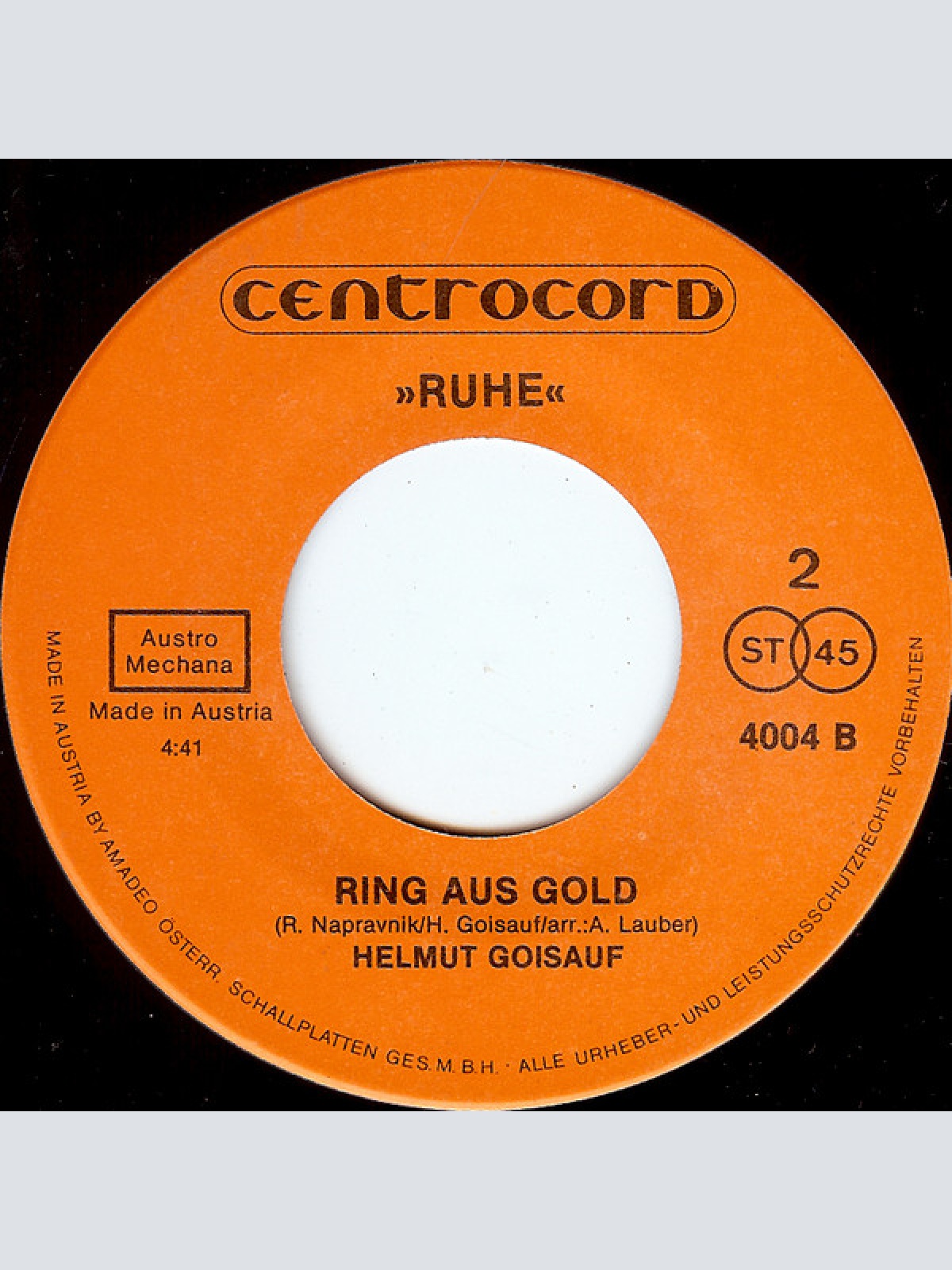 Vinyl / Die Gruppe: Ruhe* - S'Kabelfernsehen