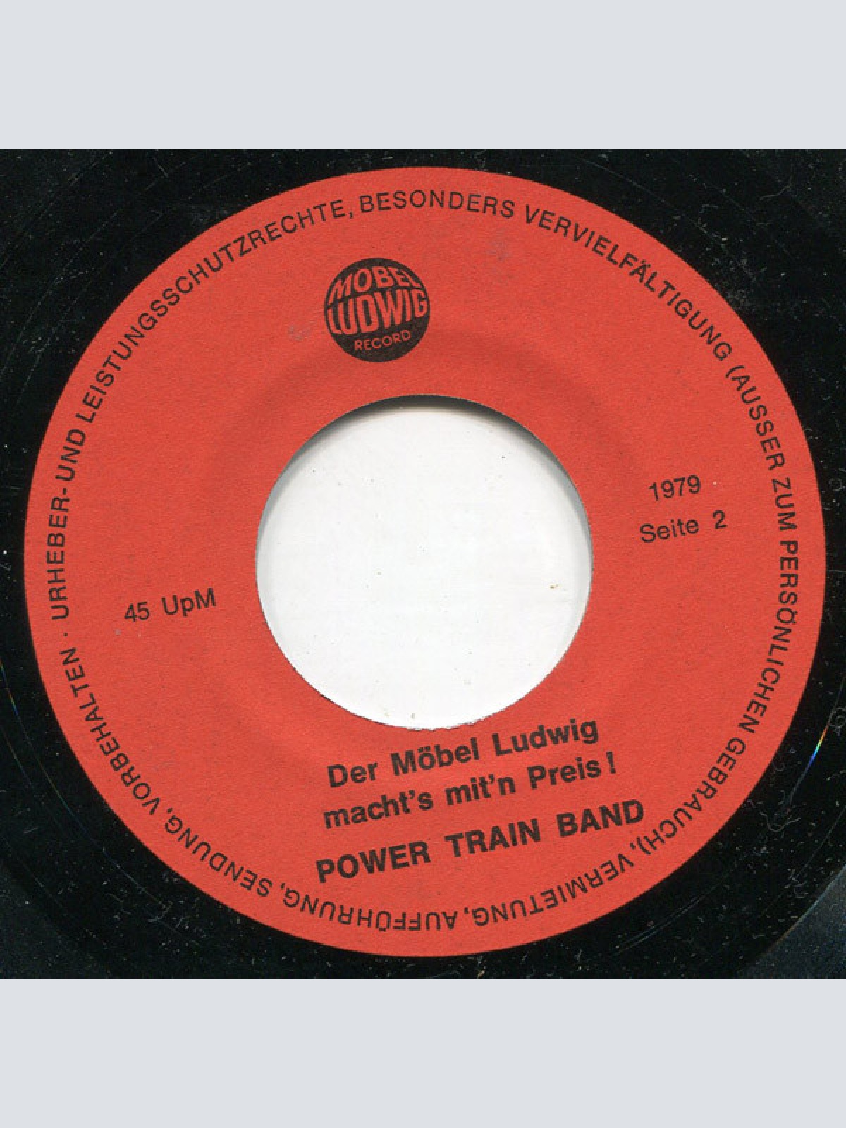 Vinyl / Power Train Band - Ciao Mobili Luigi !