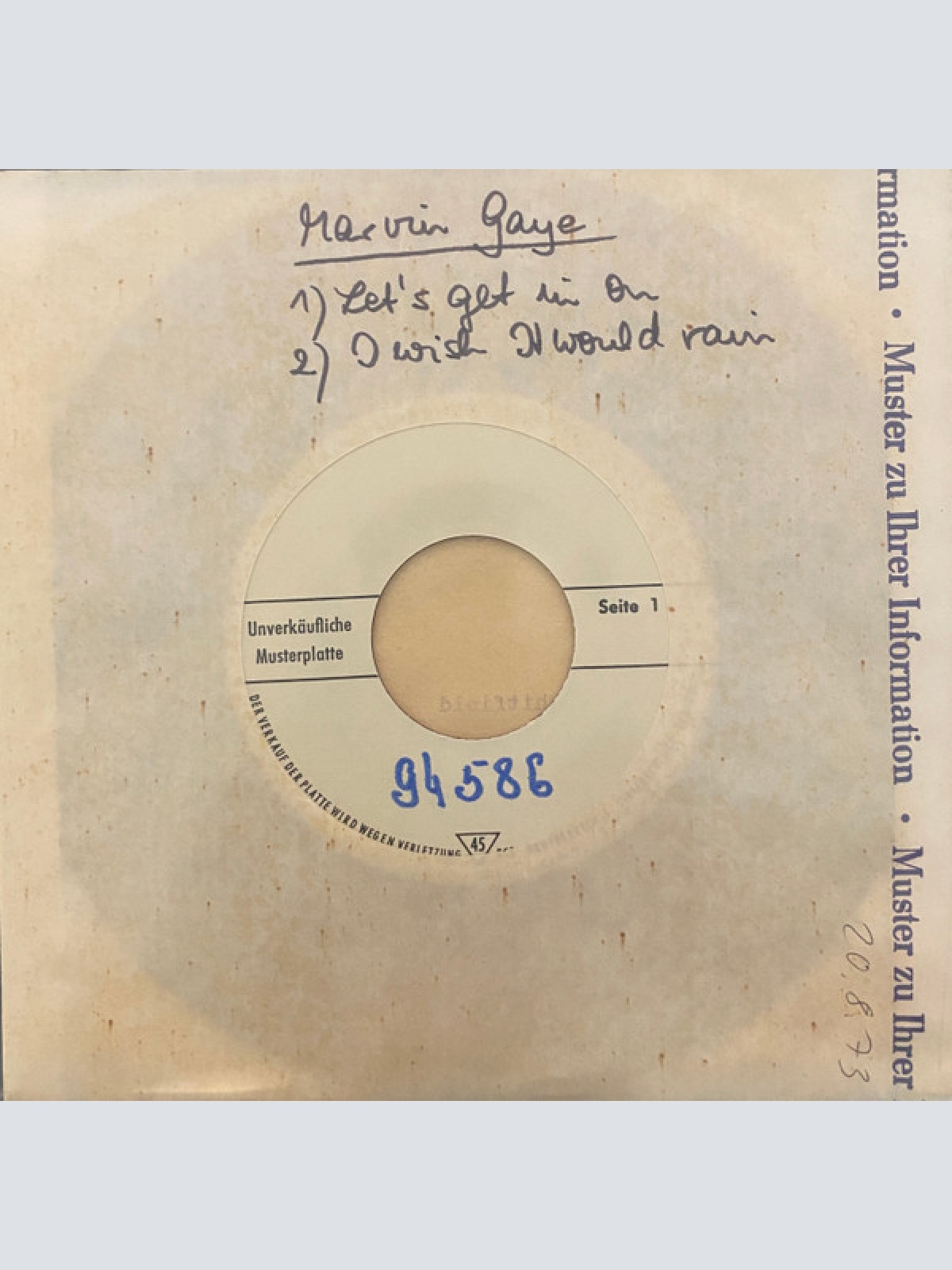 Vinyl / Marvin Gaye - Let's Get It On