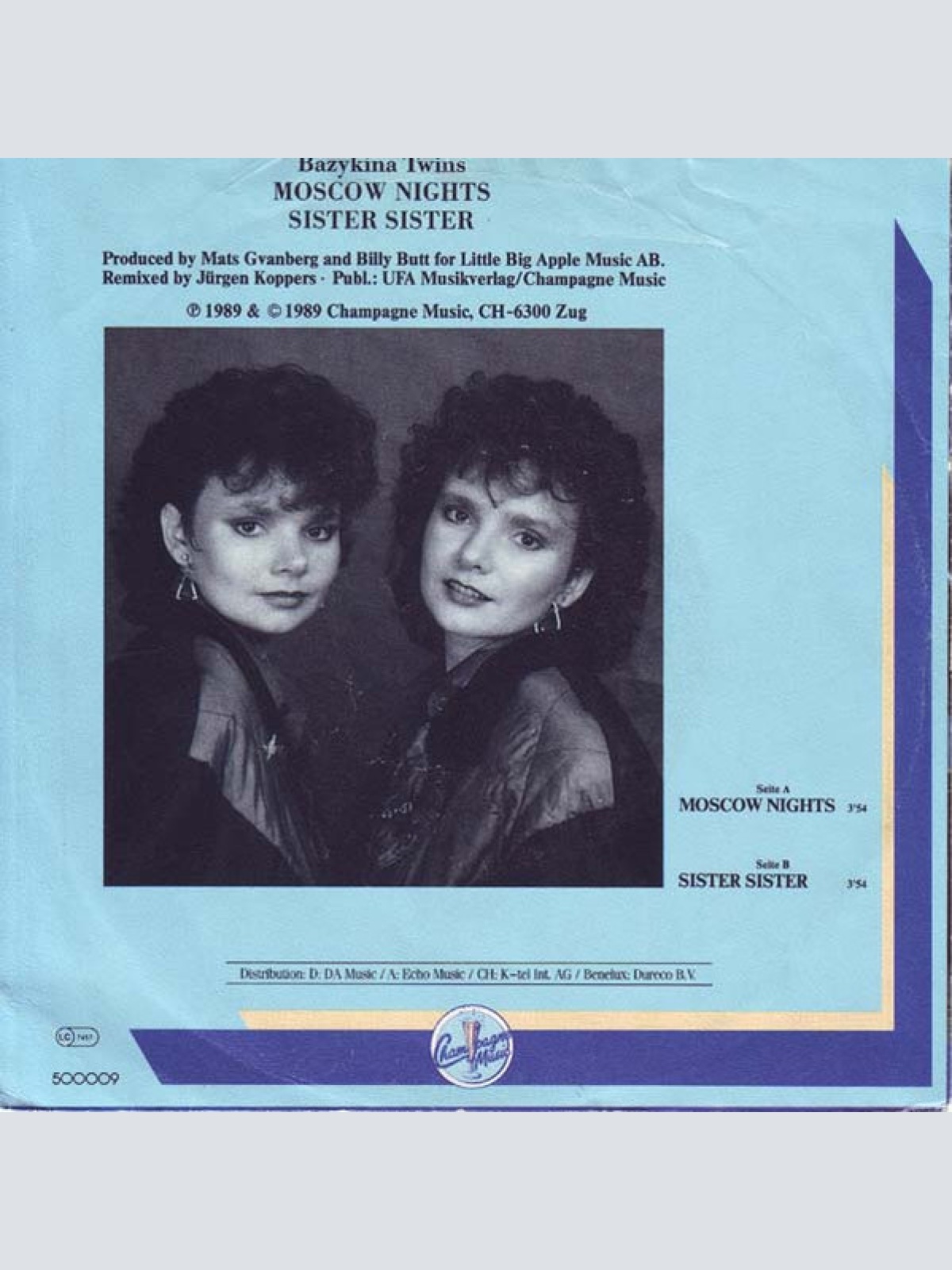 Vinyl / Bazykina Twins - Moscow Nights