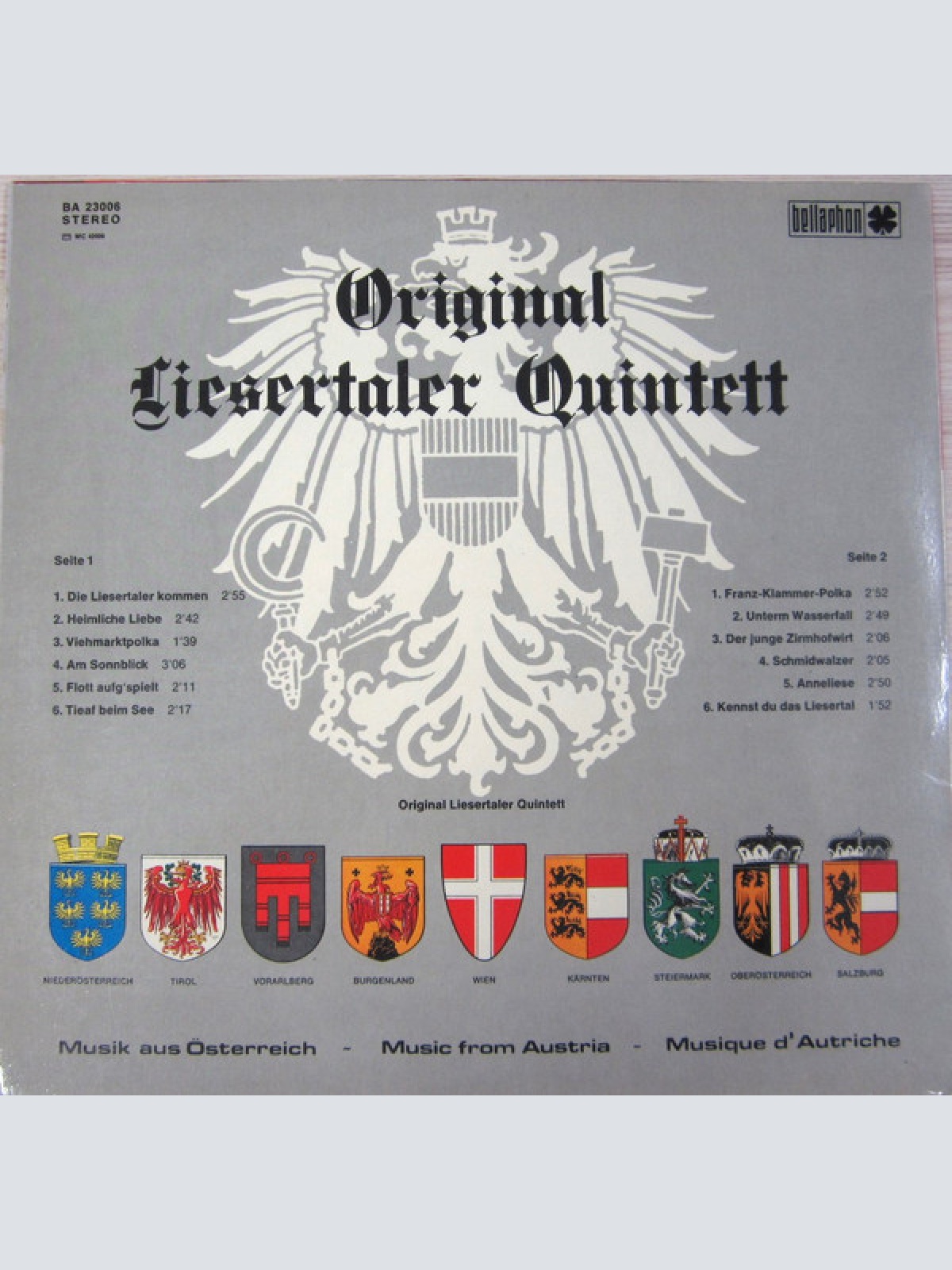 Vinyl / Original Liesertaler Quintett - Original Liesertaler Quintett