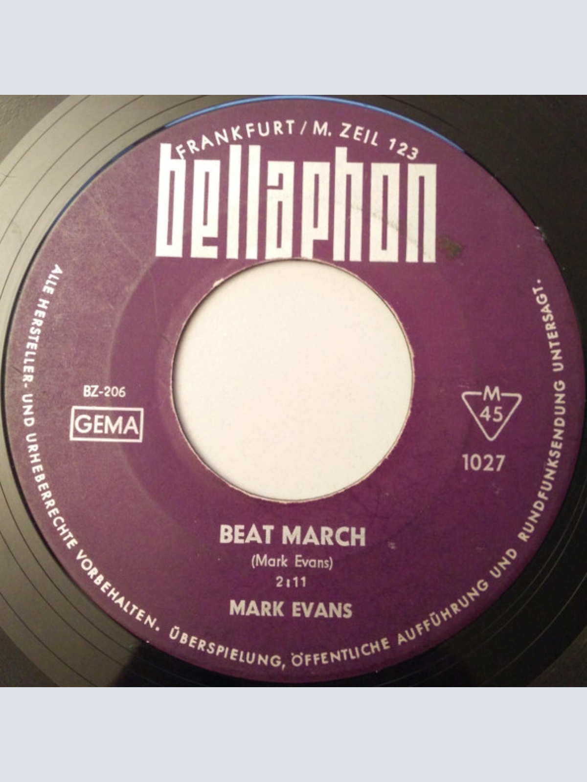 Vinyl / Mark Evans (7) - Rolling Like A Stone