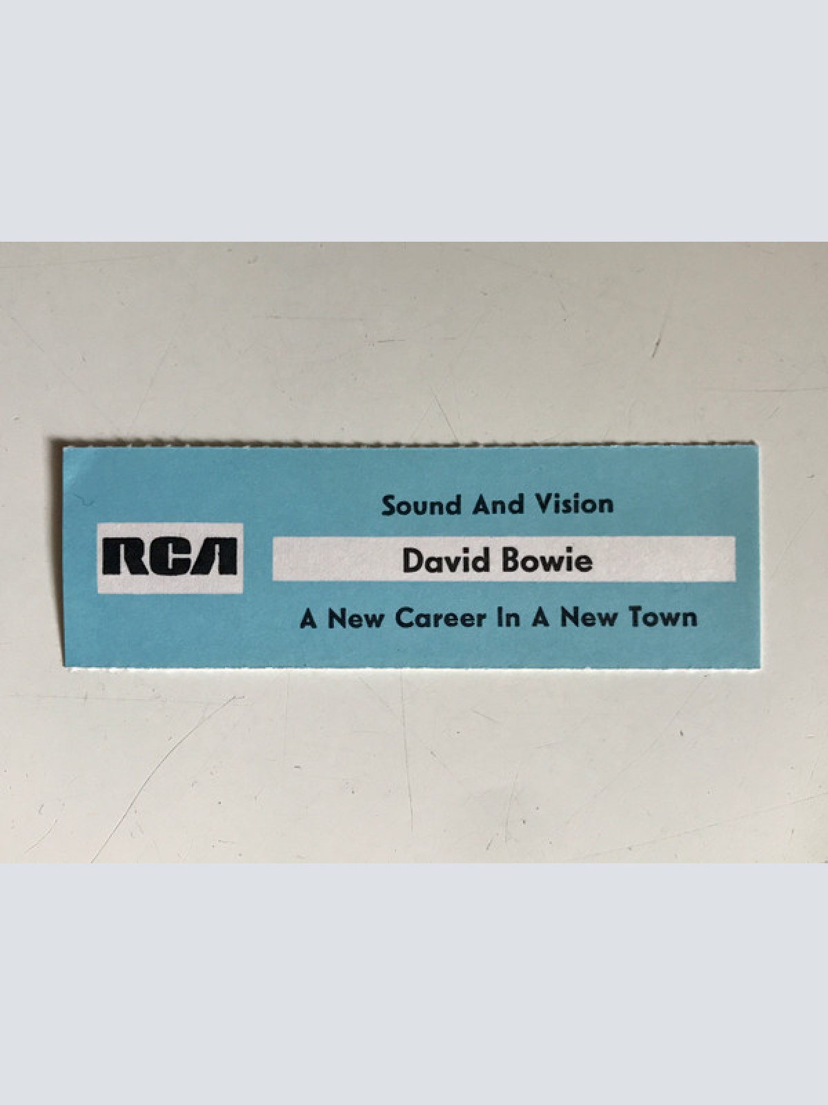 Vinyl / David Bowie - Sound And Vision