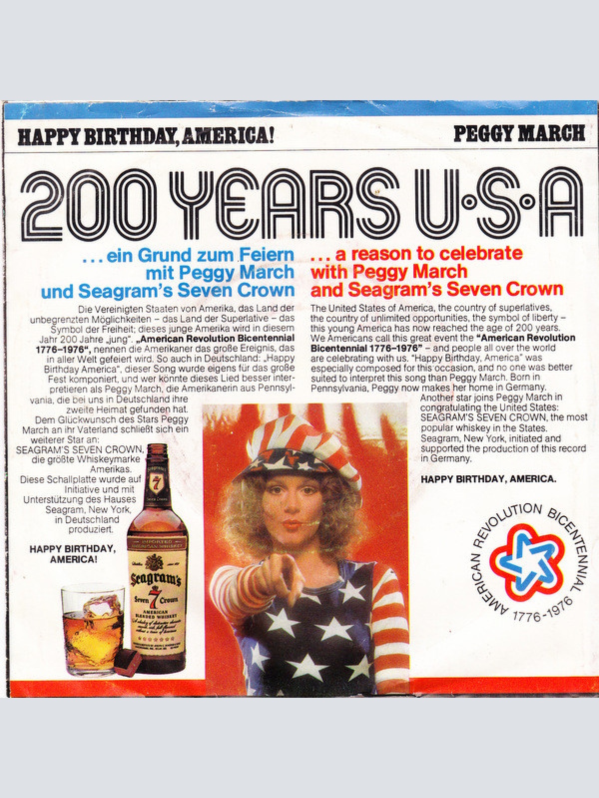Vinyl / Peggy March - Happy Birthday, America!