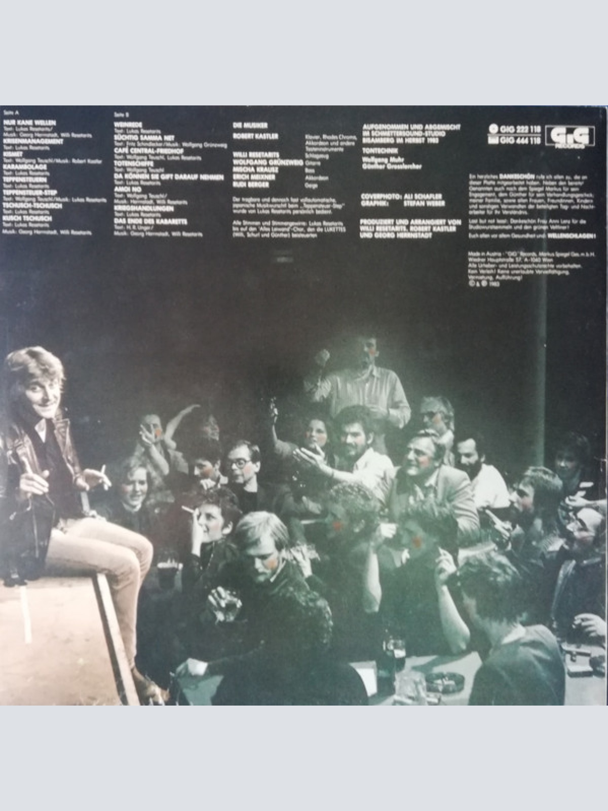 Vinyl / Lukas Resetarits - Nur Kane Wellen