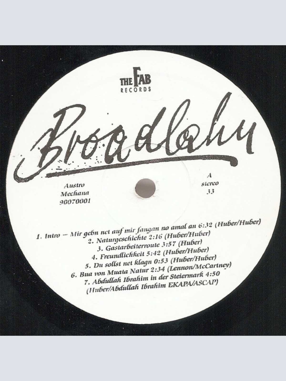 Vinyl / Broadlahn - Broadlahn