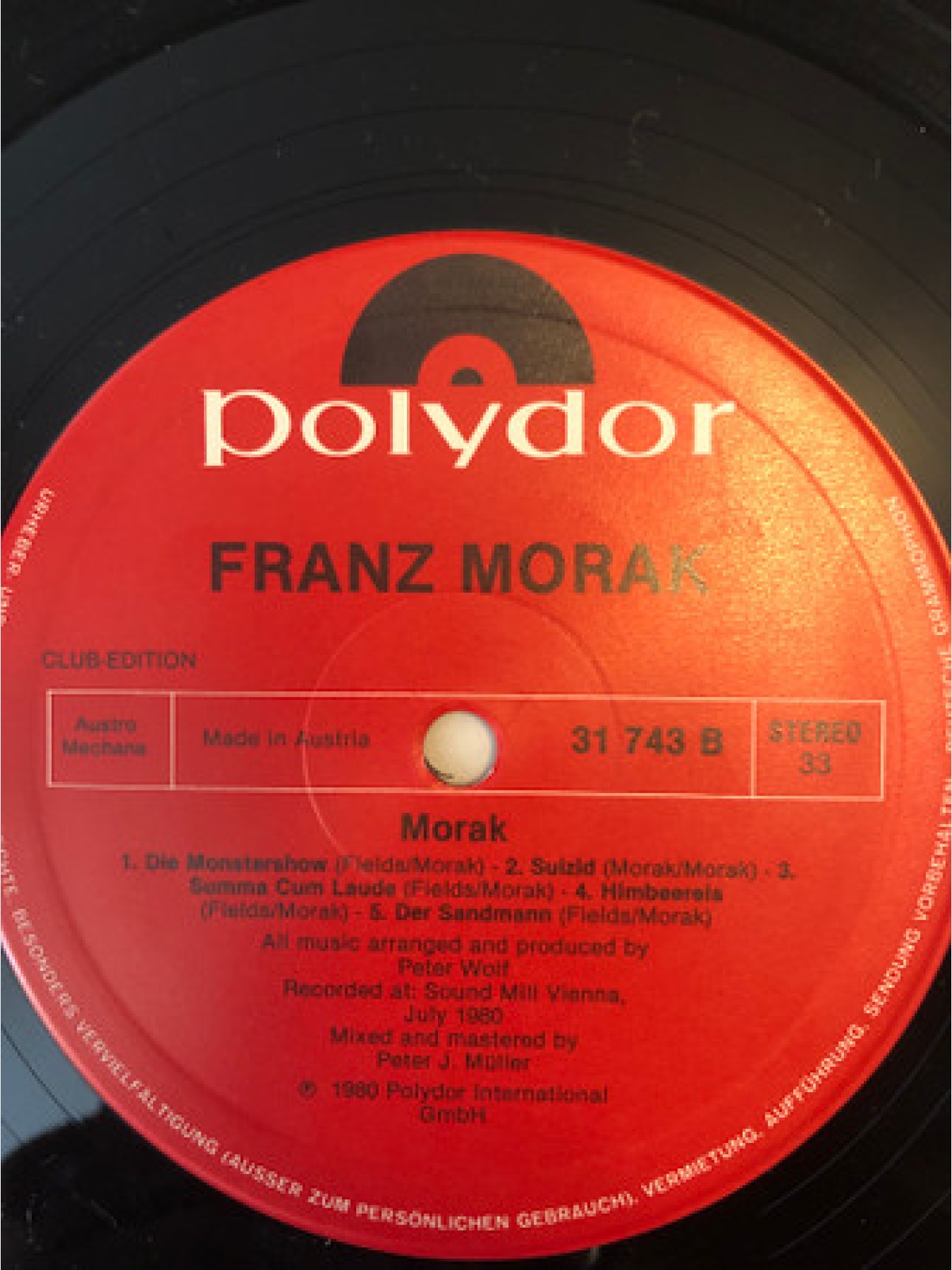 Vinyl / Morak* - Morak
